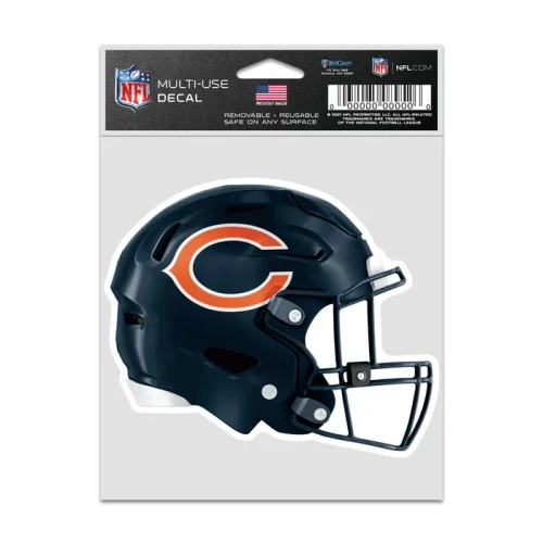 Chicago Bears Speed Flex Helmet Fan Decal 3.75 inch x 5 Inch