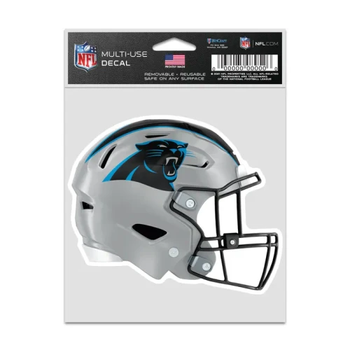 Carolina Panthers Speed Flex Helmet Fan Decal 3.75 inch x 5 Inch