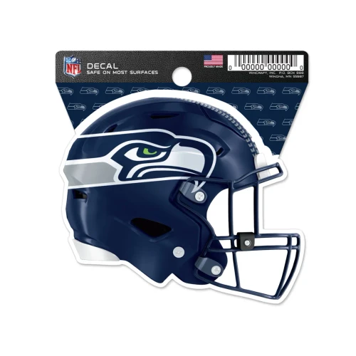 Seattle Seahawks Speed Flex Helmet Fan Decal 3.75 inch x 5 Inch