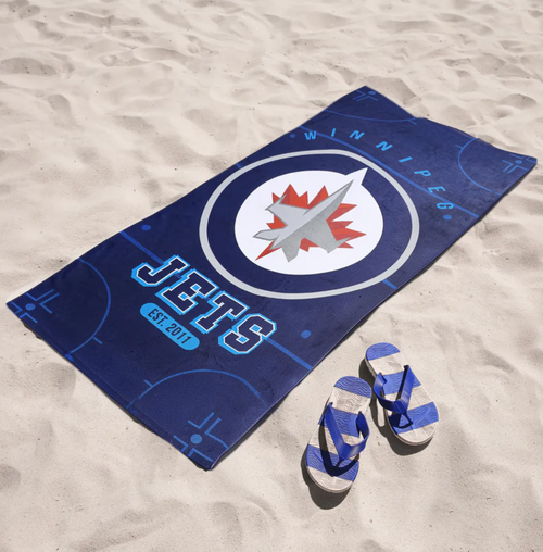 Coming Soon: Winnipeg Jets NHL Beach Towel 30x60 Inches