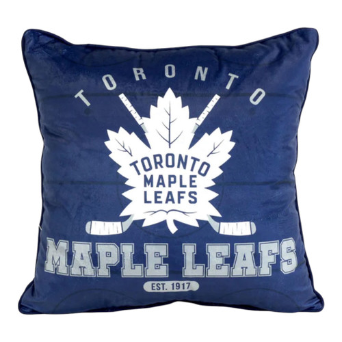 Coming Soon: Toronto Maple Leafs NHL Double Sided Decor Pillow 18x18 inches