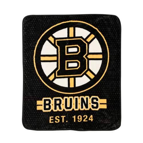 Coming Soon: Boston Bruins NHL Plush Fleece Throw Blanket 40x50 inches