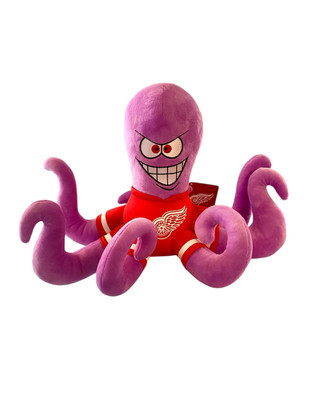 Al the Octopus Detroit Red Wings NHL Mascot 10 Inch Plush