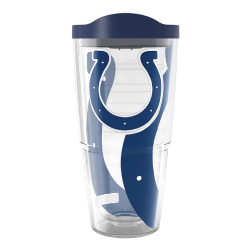 Indianapolis Colts NFL Tervis Genuine 24 Oz Hot Cold Tumbler Travel Cup
