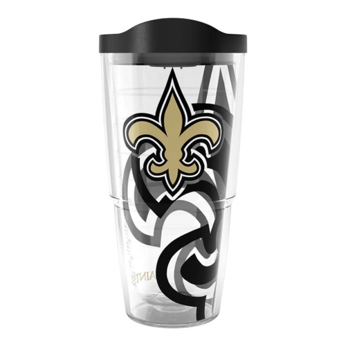 New Orleans Saints NFL Tervis Genuine 24 Oz Hot Cold Tumbler Travel Cup