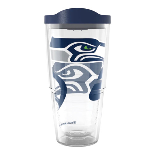 Seattle Seahawks NFL Tervis Genuine 24 Oz Hot Cold Tumbler Travel Cup