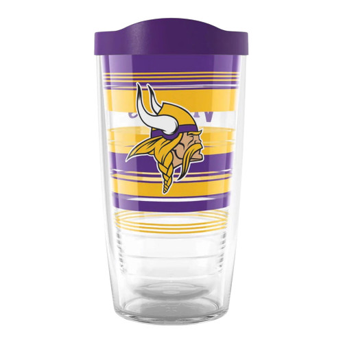 Minnesota Vikings NFL Tervis Hype Stripe Classic 16 Oz Hot Cold Tumbler Travel Cup