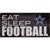 Dallas Cowboys Eat Sleep Football Team NFL Wood Sign