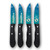 Miami Dolphins National Football League 4 Pack Steak Knives