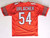 Bran Urlacher Chicago Bears Autographed Orange Custom Football Jersey