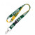 Aaron Rodgers Green Bay Packers NFL Team Color Facsimile Signature Lanyard with Detachable Buckle 1 Inch