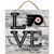 Philadelphia Flyers  My Philadelphia Flyers White Wash NHL 10x10 Wood Sign