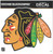 Chicago Blackhawks NHL Indoor/Outdoor Adhesive 8x8 Decal