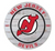 New Jersey Devils White Wash Colour 20 Inch Diameter Circular NHL Wood Sign