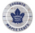 Toronto Maple Leafs White Wash Colour 20 Inch Diameter Circular NHL Wood Sign