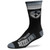 Pittsburgh Steelers NFL 4 Stripe Platinum  Quarter-Length Socks
