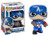 Captain America #137 Action Pose Marvel Civil War GameStop Exclusive Funko Pop