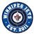 Winnipeg Jets NHL 12 Inch Round Distressed Sign