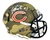 Justin Fields Chicago Bears Autographed Camo Mini Helmet