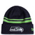 Seattle Seahawks New Era Cuffed Striped Knit Toque
