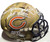 Dan Hampton Chicago Bears Autographed Camo Mini Helmet with HOF and SB Inscriptions