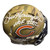 Dan Hampton Chicago Bears Autographed Camo Mini Helmet with HOF and SB Inscriptions