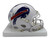Marv Levy Buffalo Bills Autographed Speed Mini Helmet with HOF inscription