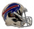 Jim Kelly  Buffalo Bills Autographed Chrome Speed Replica Helmet with HOF Inscription