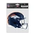 Denver Broncos Speed Flex Helmet Fan Decal 3.75 inch x 5 Inch