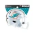 Miami Dolphins Speed Flex Helmet Fan Decal 3.75 inch x 5 Inch