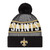 Coming Soon: New Orleans Saints New Era Cuffed Striped Knit Toque with Pom