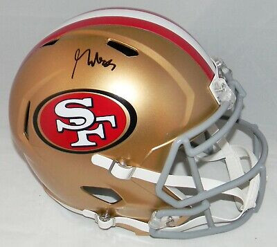 george kittle autographed helmet