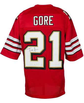 Frank Gore San Francisco 49ers Autographed Custom Jersey