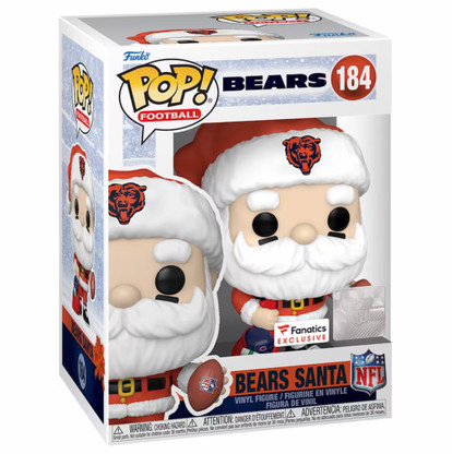 Coming Soon: Chicago Bears NFL Santa Claus Fanatics Exclusive Funko Pop ...