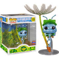 Creased on back Flik on Dandelion Seed #1330 Disney A Bug’s Life 2023 Wondrous Convention Exclusive Pop