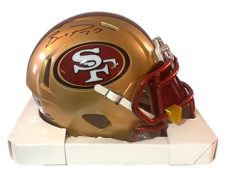 Brock Purdy San Francisco 49ers Autographed Speed Mini Speed