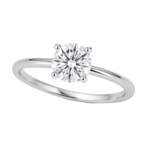 3/4 Carat Round Lab Grown IGI G/VS1 Diamond Solitaire Ring in 10K White Gold P150-98675-8