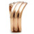 GL209 - IP Rose Gold(Ion Plating) Brass Ring with No Stone A874-GL209