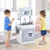 Chef Pretend Kitchen Playset with Cooking Oven and Sink for Toddlers - Color: White D681-TP10075