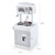 Chef Pretend Kitchen Playset with Cooking Oven and Sink for Toddlers - Color: White D681-TP10075
