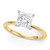 1 Carat Princess Lab Grown IGI G/VS1 Diamond Solitaire Ring in 14K Yellow Gold P150-39098-7