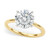 2 Carat Round Lab Grown IGI G/VS1 Diamond Solitaire Ring in 14K Yellow Gold P150-64448-8