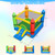 Inflatable Bounce House 2-in-1 Crayon Themed Kids Bouncer with 550W Blower B593-NP13009US