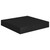 Wall Shelf Black Honeycomb MDF, Metal Small Wall mounting A949-323823