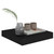 Wall Shelf Black Honeycomb MDF, Metal Small Wall mounting A949-323823
