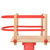 Backrest for Sledge Red Plywood A949-93698