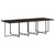  13 Piece Patio Dining Set with Cushions Brown Poly Rattan A949-3277988