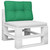 Pallet Cushion Green 23.6"x15.7"x4.7" Fabric A949-314442