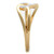 TS362 - Rose Gold + Rhodium 925 Sterling Silver Ring with AAA Grade CZ  in Clear A874-TS362