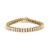 14K Yellow Gold 3.0 Cttw Princess Cut Quad Invisible Set Tennis Bracelet (H-I Color, SI1-SI2 Clarit N162-019779B700